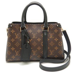 Louis Vuitton Monogram Soufflot BB Handbag Brown